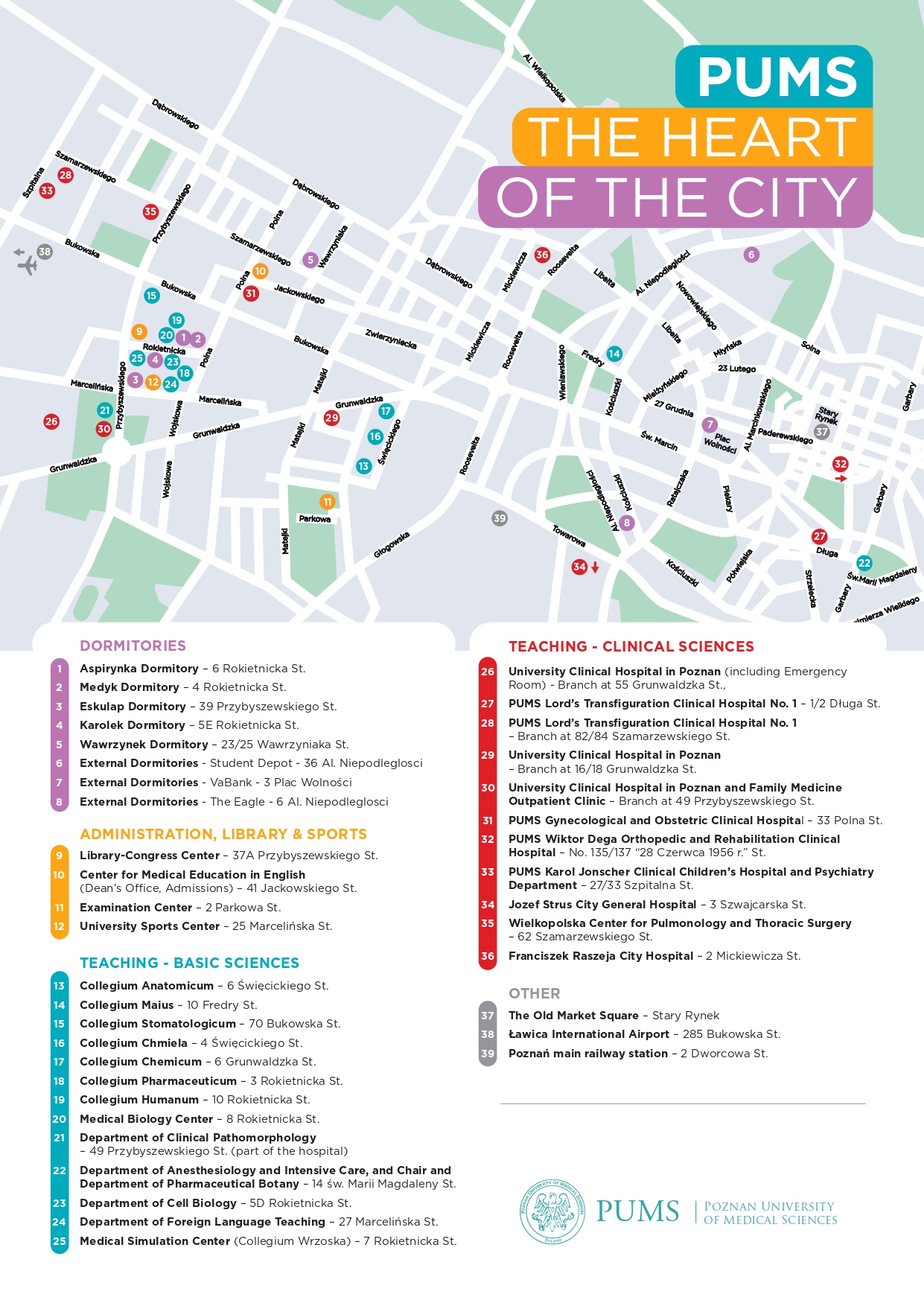 PUMS campus map 2024