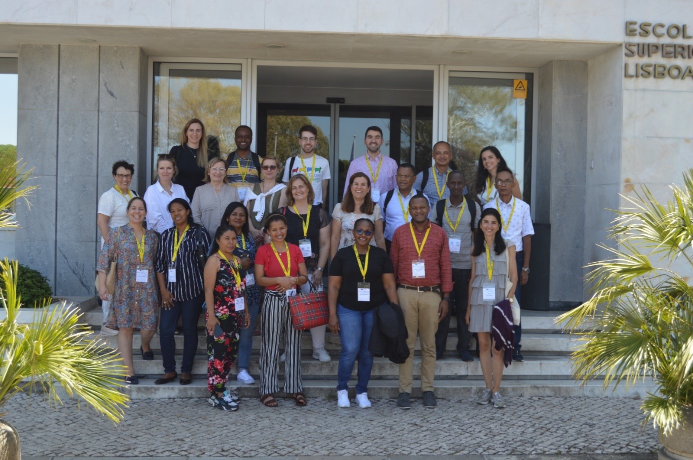 Group photos of participants of the project meeting